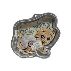 Wilton Special Delivery Baby Cake Pan Aluminum Mold For Baking & Decorating